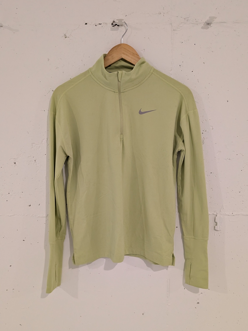 Nike Light Green Half-Zip Pullover